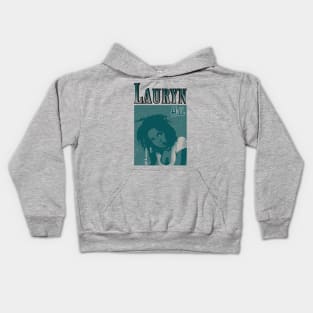 lauryn hill green vintage poster Kids Hoodie